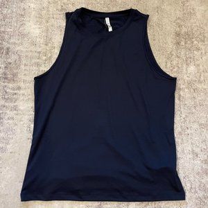 Fabletics - Navy Open Back Activewear Tank
